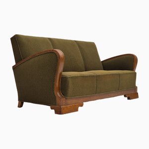 Danish 3-Seater Sofa in Oak, 1950s