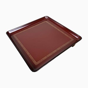 Wooden Urushi Lacquered Tea Table Serving Tray, Japan., 1970s