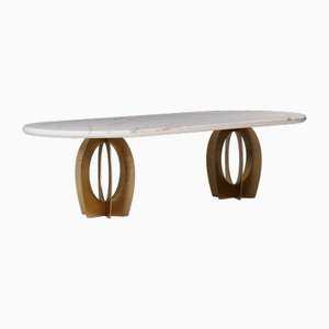 Mesa de comedor Boulder oval de Porus Studio