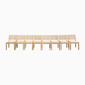 Model 611 Dining Chairs by Alvar Aalto for Artek, 1970s, Set of 8
