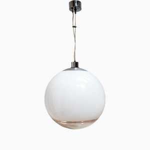 Murano Glass Ceiling Lamp by Roberto Menghi for Venini, Italy, 1980s