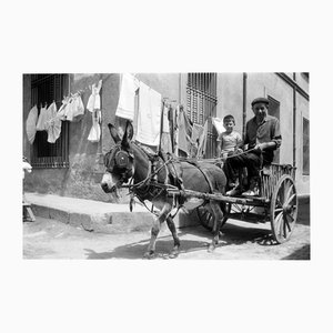 Erich Andres, Man with Donkey in Tossa De Mar, Catalonia, 1957, Silver Gelatin Print