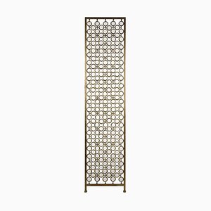 Panel de pared de latón con espejo