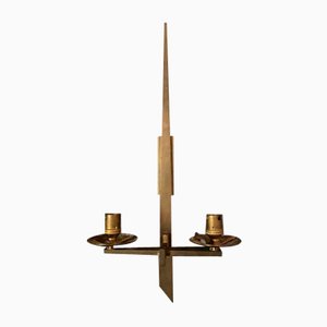 Modern Bronze Wall Lamp, 1960