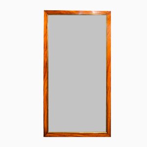 Specchio da camino in mogano e bronzo