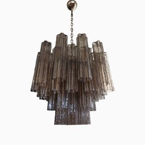 Murano Glass Tube Chandelier, 1990
