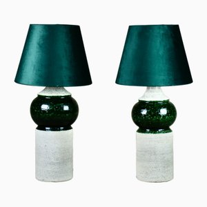 Table Lamps by Bitossi for Bergboms, Italy, 1960s, Set of 2