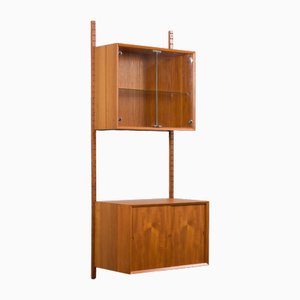 Libreria One Bay in teak di Poul Cadovius, Danimarca, anni '60