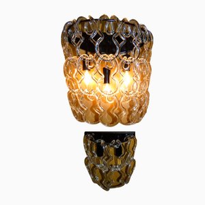 Giogali Wandlampen von Mangiarotti für Ideal Lux, Italien, 1967, 2er Set