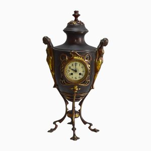 Vase Art Nouveau avec Pendule