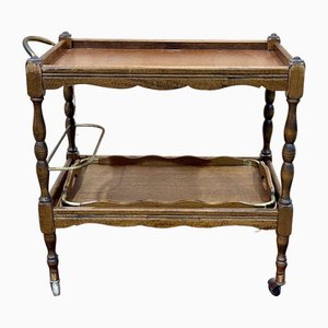 Trolley with Tray in Beech, 1960s