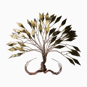 Tree Wall Sculpture by Daniel Dhaeseleer, 1970s