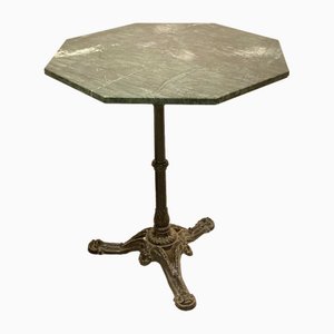 Bistro Table with Marble Top, 1970s