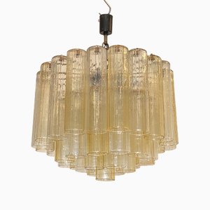 Lampadario in stile Venini, anni '70