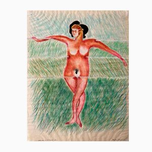 Breyten Breytenbach, Bonnievale, 1967, Matita colorata