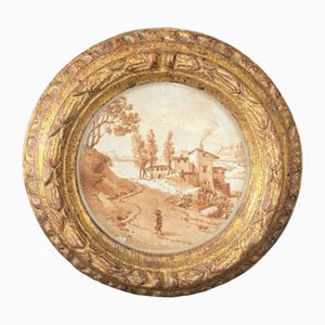 After Thomas Rowlandson, Landschaft, 1800er, Aquarell, Gerahmt