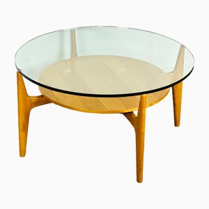 Table Basse Vintage en Verre, 1960s