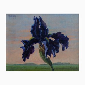 Gabryela Wasowicz, Un Iris, 1996, Peinture à l'Huile
