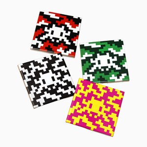 Camo Space Tiles, 2024, Set of 4