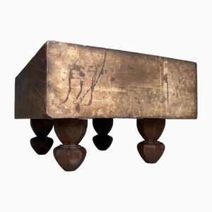 Low Keyaki Wooden Table, Japan, 1920s