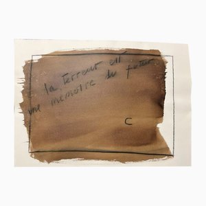 Angel Alonso, La terreur est un memoire du ..., Ink on Paper, 1960s