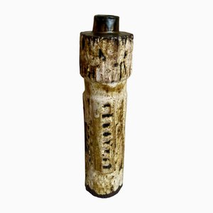 West German Pottery Brutalist Vase from Helmut Schäffenacker Studio