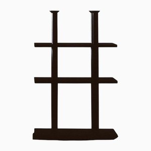 Dos estantes Peristylo de madera negra de Oscar Tusquets para BD Barcelona