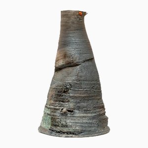 Large Stoneware Sculpture Vase