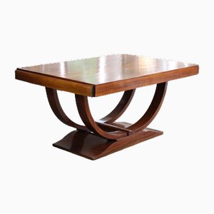 Italienischer Rechteckiger Tisch mit Schubladen, 1940er