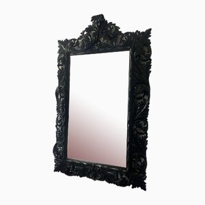 Florentine Mirror with Wood Carving