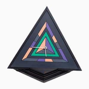 Reloj de pie triangular vintage de Diamantini Domeniconi, años 80