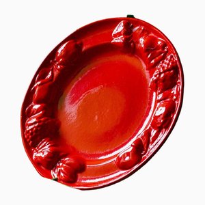 Vintage Ceramic Fruit Platter, 1980s