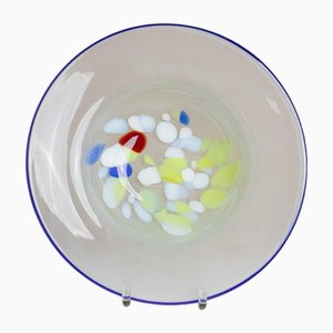 Vintage Murano Glass Bowl, 1980s