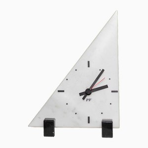 Vintage Marble Triangle Grandfather Clock, 1980s