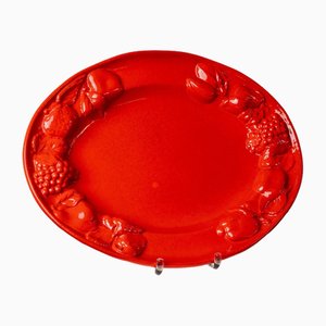 Vintage Ceramic Plate, 1980s