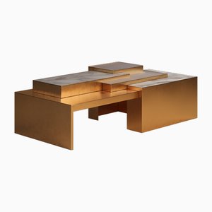 Square Center Table by Porus Studio