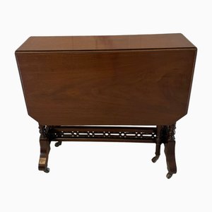 Antique Victorian Walnut Sutherland Table, 1880