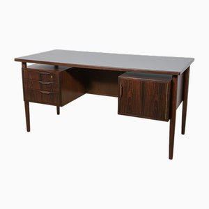 Mid-Century Freestanding Rosewood Desk, Denmark, 1960s