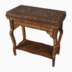 Syrian Games Table in Marquetry and Inlays