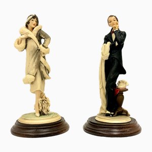 Adl Figuren im Art Deco Stil von Vittorio Tessaro, 1970er, 2er Set