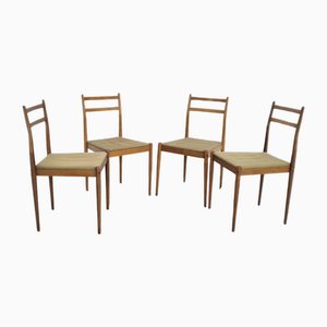 Gio Ponti zugeschriebene Beistellstühle für Reguitti, 1950er, 4er Set