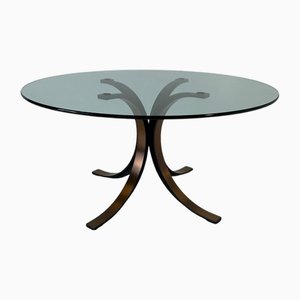 Bronzed Brass T69b Dining Table by Osvaldo Borsani and Eugenio Gerli for Tecno, 1960s