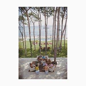 Slim Aarons, Marbella House Party, Estate Stamped Photographic Print