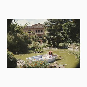 Lámina fotográfica Slim Aarons, Donna Fabrizia Lanza Di Mazzarino, Estate Stamped