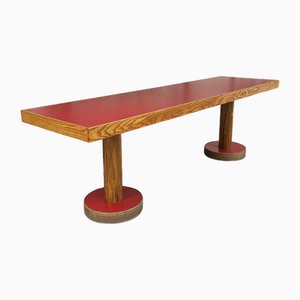 Dining Table in Ash in the style of Gio Ponti