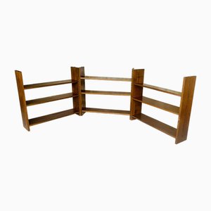 Mid-Century Modular Oak Bookshelves, 1950, Set of 3