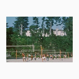 Slim Aarons, Volleyball in Santa Barbara, Estate Stamped Photographic Print