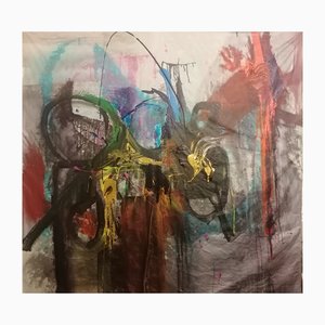 Stefano Mazzolini, 5-5-55, 2023, Acrylic & Oil on Canvas