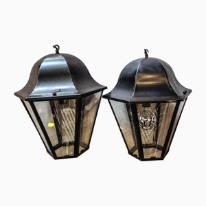 Lanternes Vintage, 1940s, Set de 2