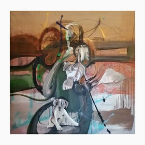 Stefano Mazzolini, Cecenius, 2022, Acrylic & Oil on Canvas